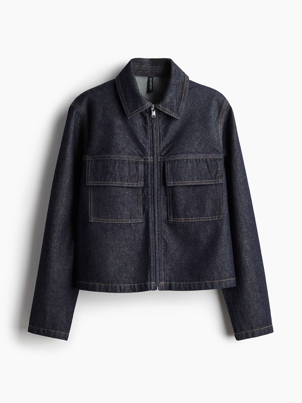 H&M Dark Denim Blue Jacket with Front Pockets  Size XL